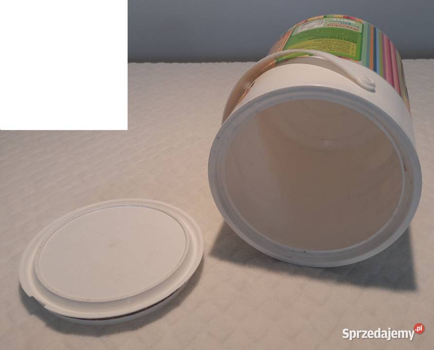 Puszka plastikowa 5L Pojemnik owalny 18 x 24 Czeladź
