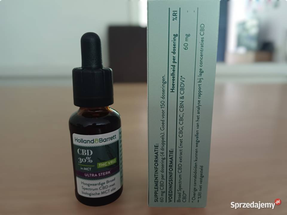 Olejek CBD 30 30 ml Holland Barrett Oryginalny sprzedam