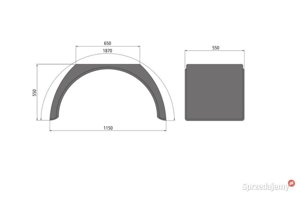 Błotnik 12 PD HM 5519K 550x1150 H550mm wielkopolskie