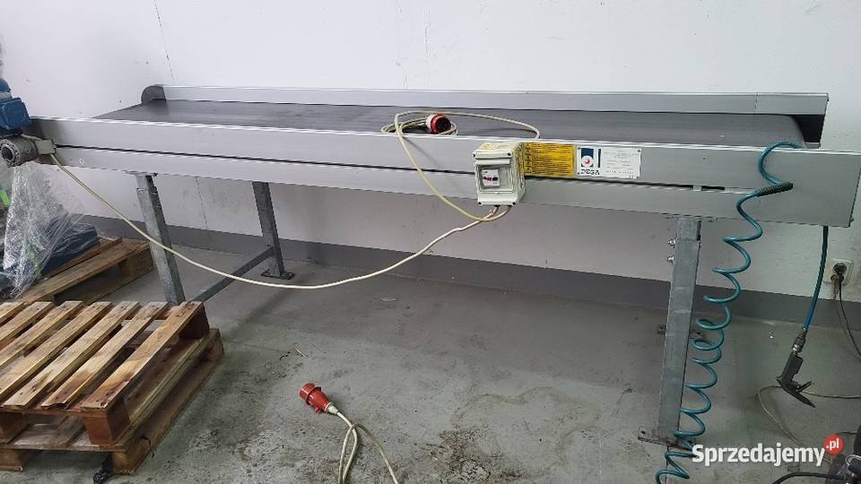 Taśmociąg prosty przenośnik taśmowy płaski DEGA Produkcja Białogard