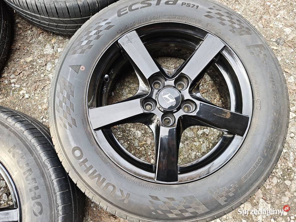 Koła felgi aluminiowe 16 5x1143 Hyundai opony dolnośląskie Dobroszyce