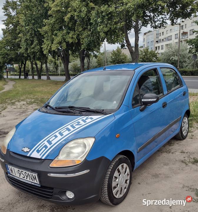 Niebieski Spark w super stanie Rok produkcji 2005 Warszawa sprzedam