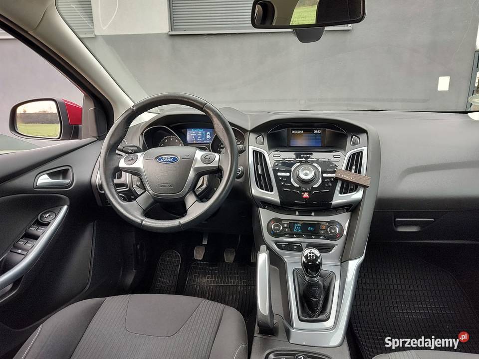 FORD FOCUS 16 BENZYNA wiśniowy wielkopolskie