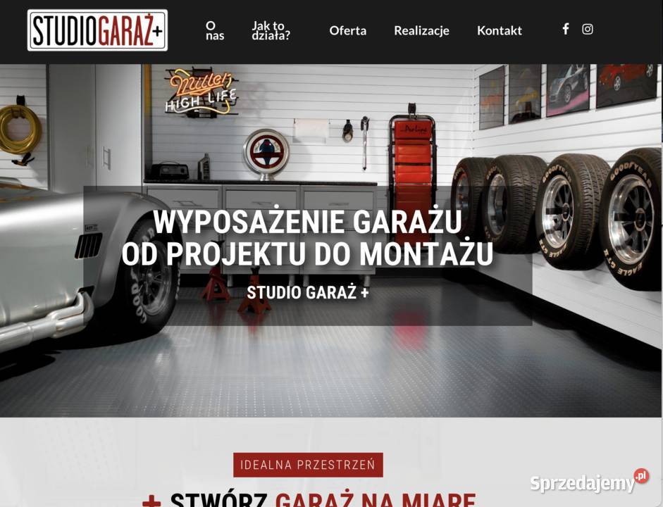 studiogaraz.pl - sprzedam domenę i stronę internetową