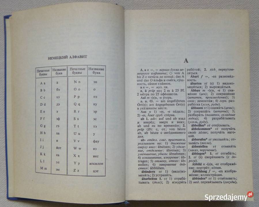 Słownik niemieckorosyjski twarda