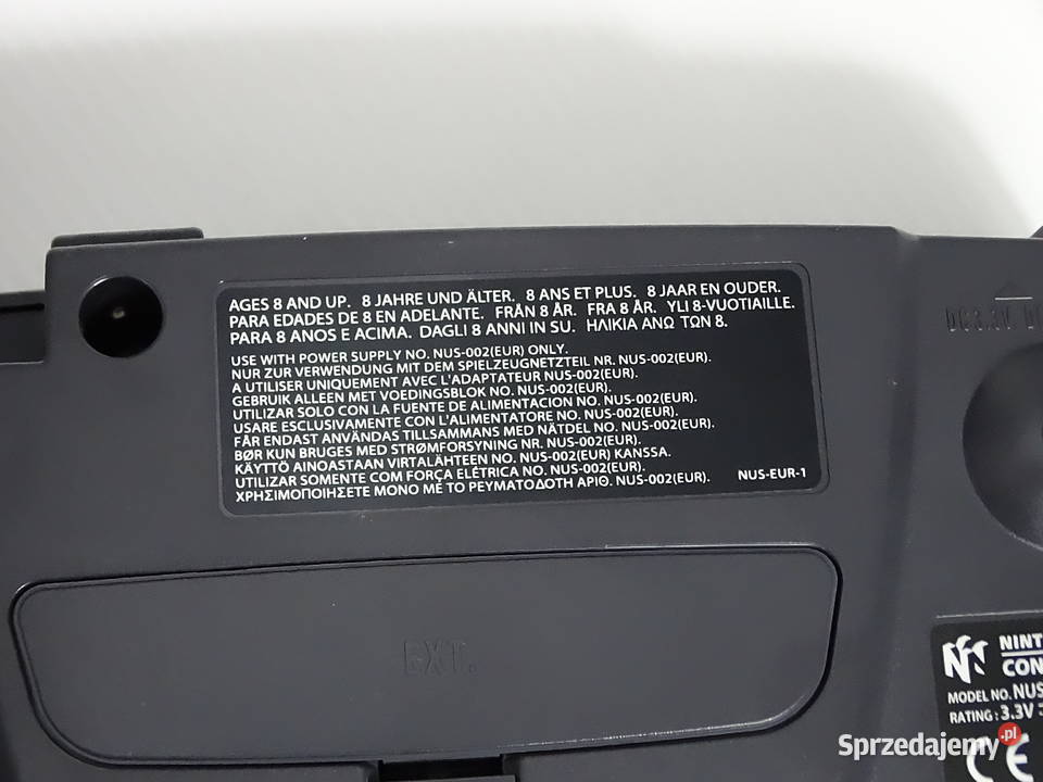 Zestaw Nintendo 64 N64 2 Oryginalne Pady Sprawna Biłgoraj