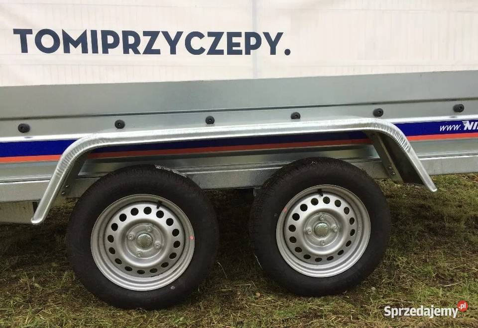 Przyczepka dwuosiowa przyczepa tandem NIEWIADÓW Piła