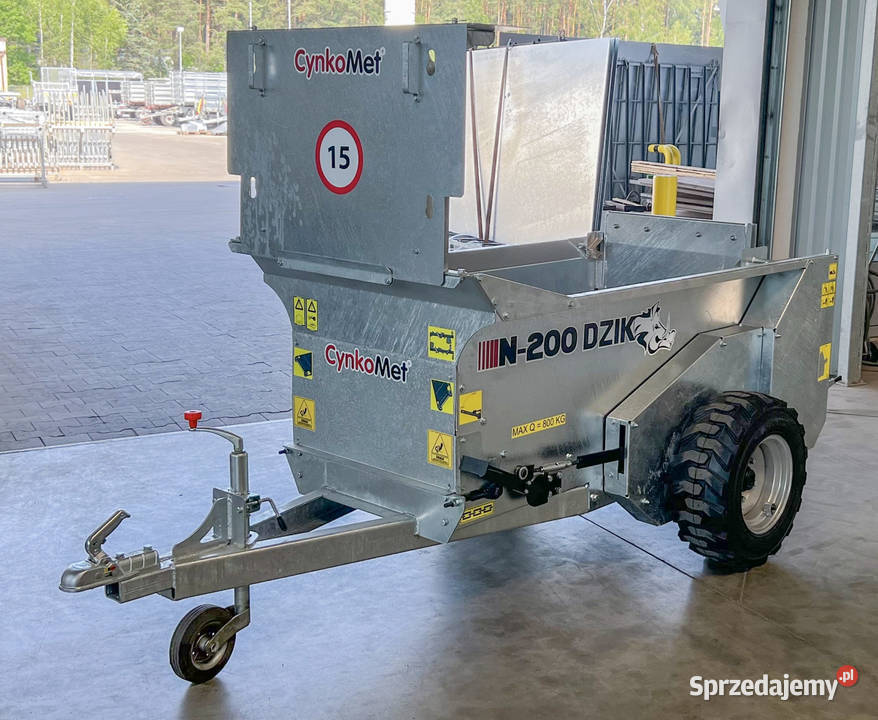 Rozrzutnik obornika Dzik 800 mini rozrzutnik Rozrzutniki obornika Bieńkowice