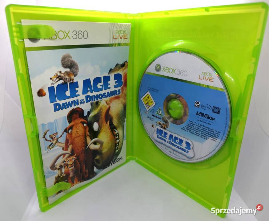 Gra Ice Age 3 Dawn of the Dinosaurs Xbox 360 Elbląg sprzedam