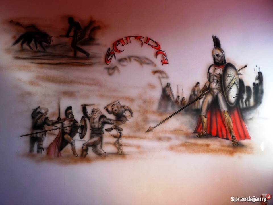 Artystyczne malowanie ścian aerografem itp Szczecin usługa