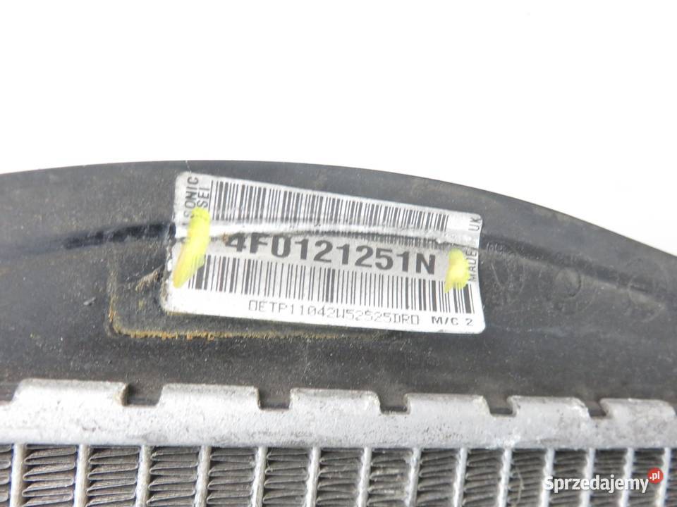 CHŁODNICA WODY AUDI A6 C6 30 TDI 4F0121251N