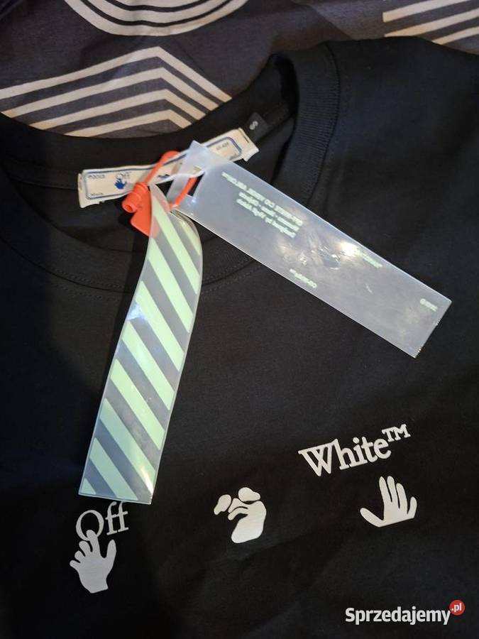 Nowa koszulka off white Inny materiał Łódź sprzedam