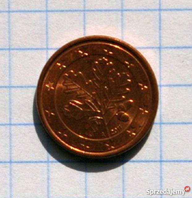 1 CENT 1 EURO CENT 2011 A NIEMCY Piszczac