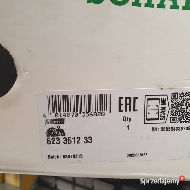 ZESTAW SPRZĘGŁA FORD 16 TI 623 3612 09 Sprzęgła i elementy Kończyce Małe