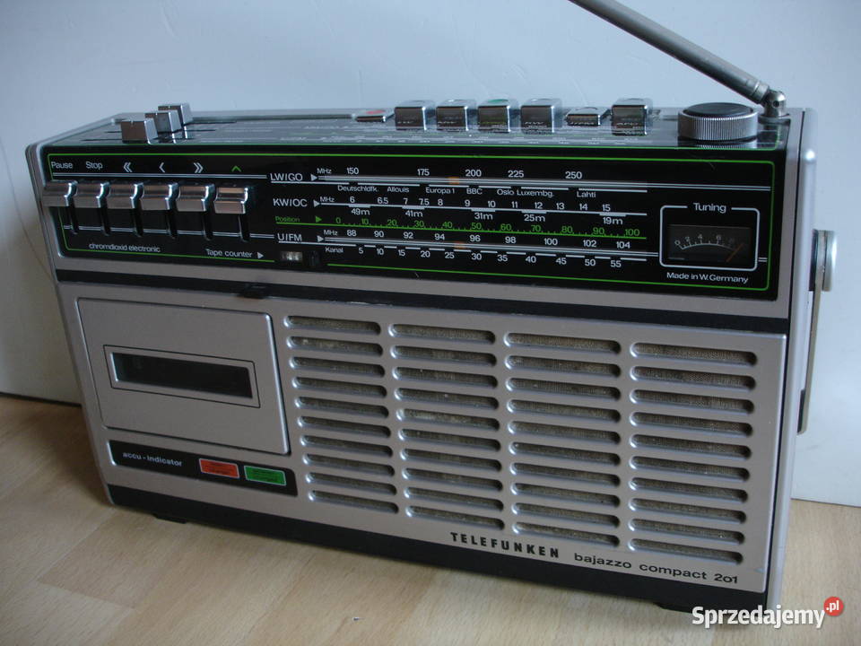Radiomagnetofon TELEFUNKEN BAJAZZO COMPACT 201 lubuskie Zielona Góra sprzedam