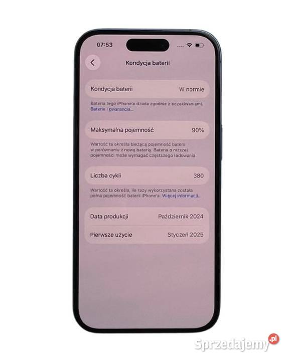 iPhone 16 128GB 90 kondycji 100 oryginalny podkarpackie Cmolas
