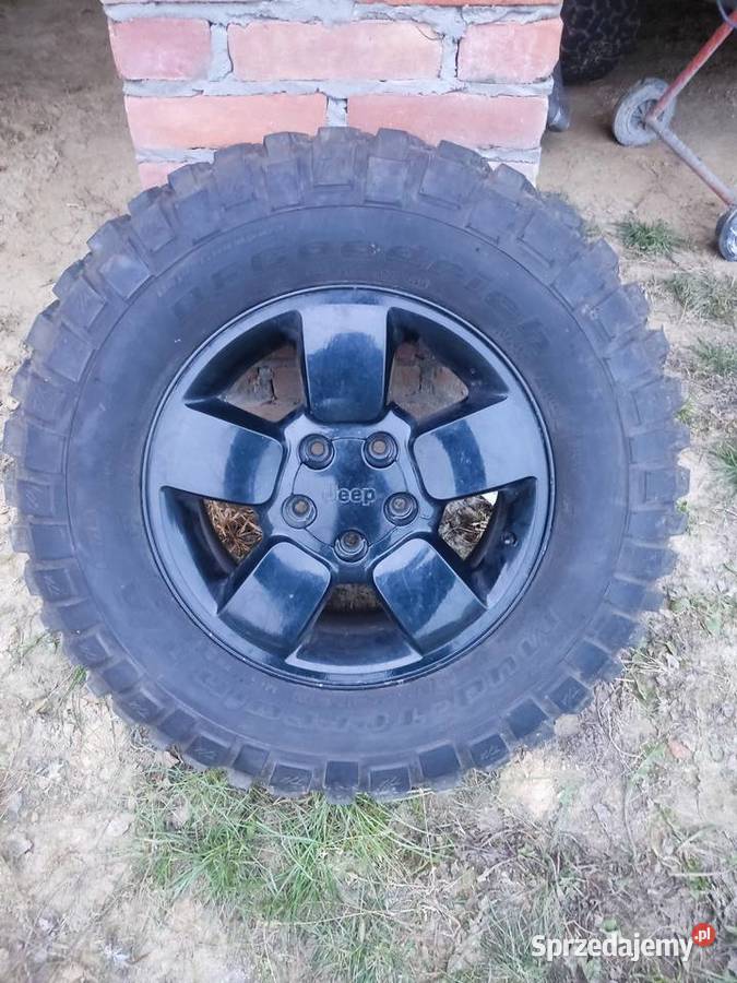5 kół Jeep JL Wrangler opony BFGoodrich 2557517 Samochodowe Skierbieszów sprzedam