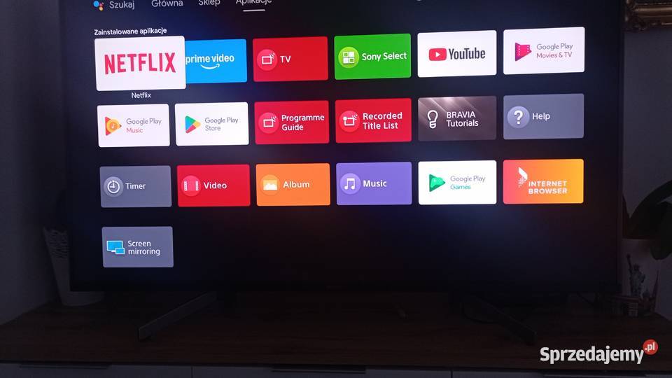 SONY 49 4K ANDROID KD 49X8309C Matryca LCD 120Hz LED Częstochowa