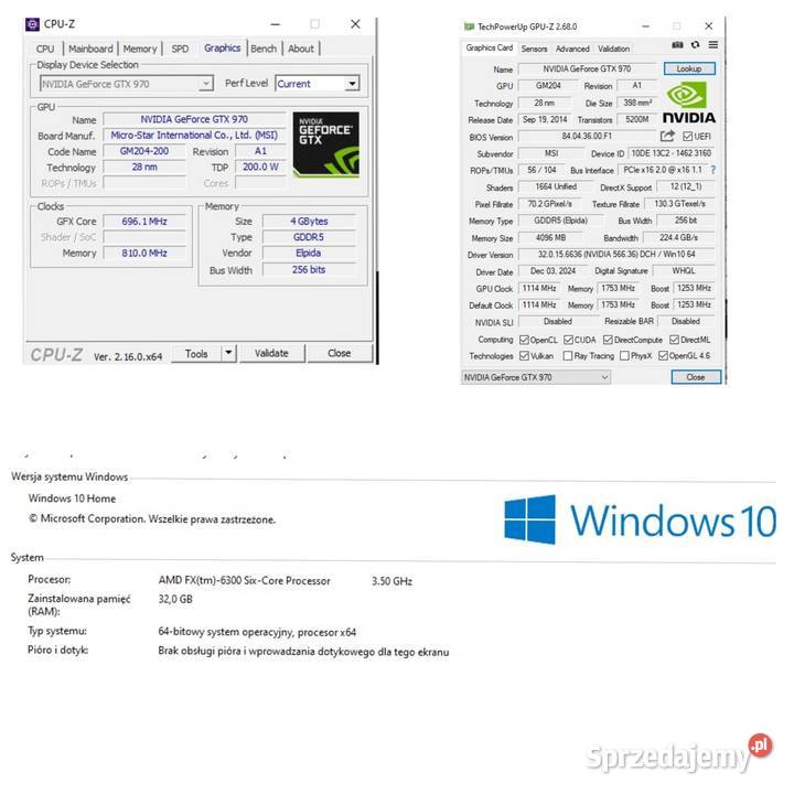 Komputer do gier pracy monitor ASUS 27 SSD 500GB Nagrywarka DVD  Kostrzyn nad Odrą