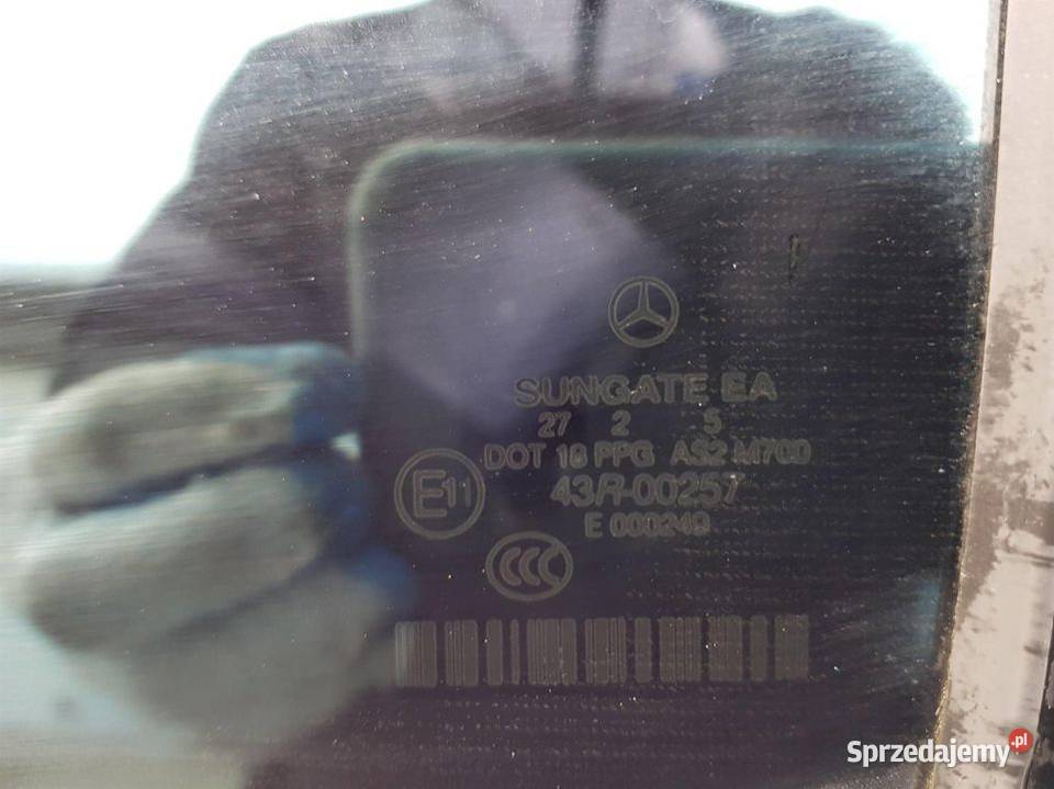 SZYBA DRZWI LEWY TYŁ MERCEDES W221 S350 SUNGATE Lipno sprzedam