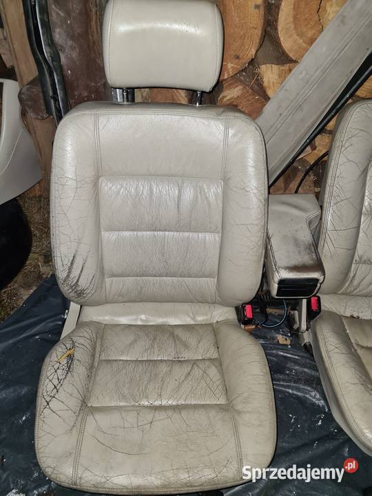 fotele Audi A6 C4 avant skóra grzany przód i tył osobowe pomorskie Stara Kiszewa sprzedam