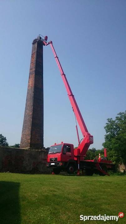 Podnośnik Koszowy WUMAG WT 300 Zwyżka MAN 8163