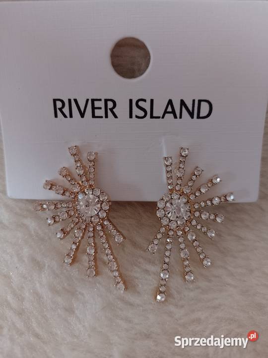 RIVER ISLANDBogato zdobione kolczyki wieczorowe Dla kobiet małopolskie Kraków sprzedam