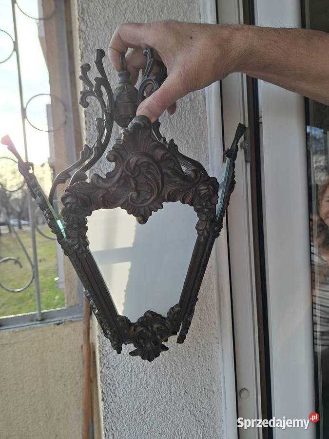 Kinkiet vintage z mosiądzu łódzkie Łódź