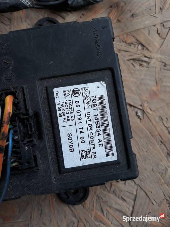 FORD MONDEO MK4 MODUŁ WIĄZKA DRZWI PRAWY TYŁ Układ elektryczny