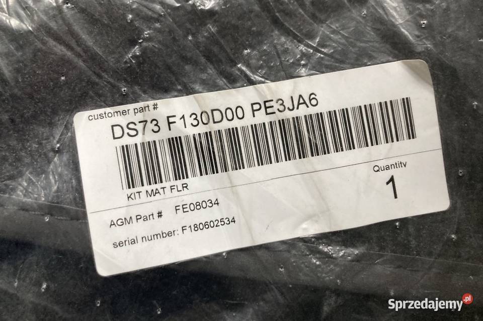 Dywniki welurowe Ford Mondeo MK5 nowe komplet Warszawa