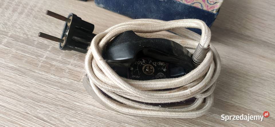 Żelazko podróżne typ P120 małe PRL vintage Tuchola