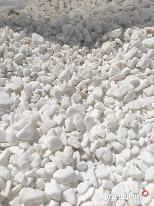 Otoczak THASSOS śnieżnobiały grecki biały White Żwir i kamienie Opole
