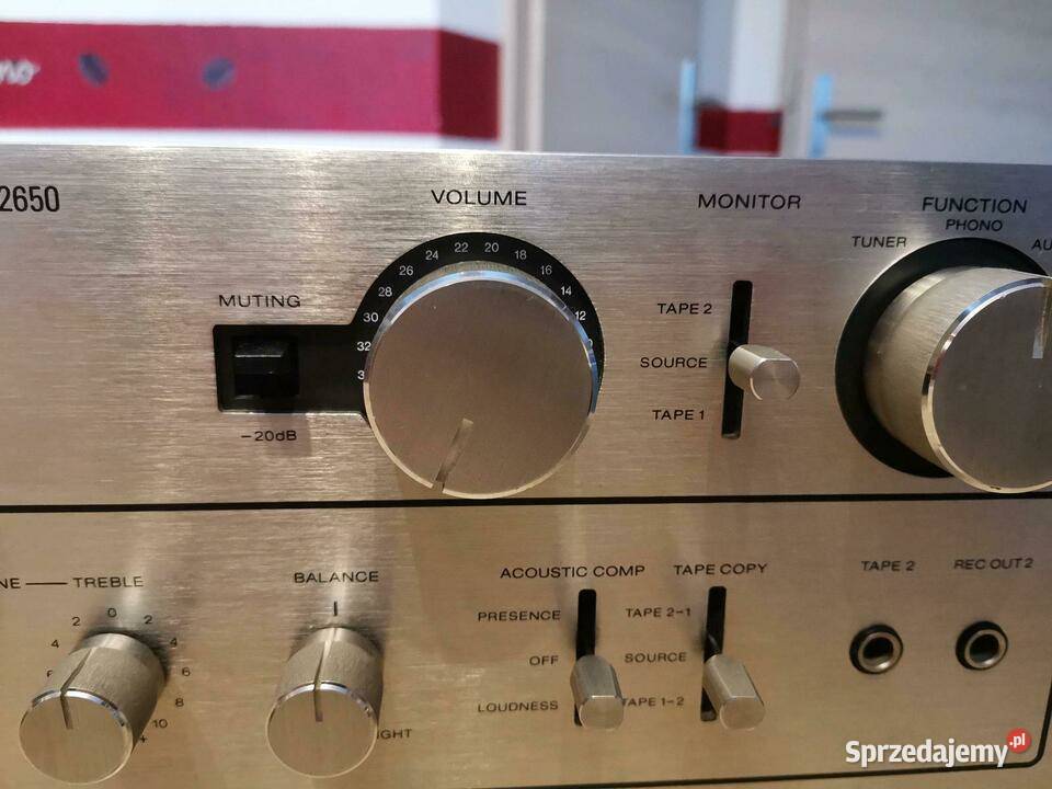 Wzmacniacz Sony drewno TA 2650 częściowo Lubartów