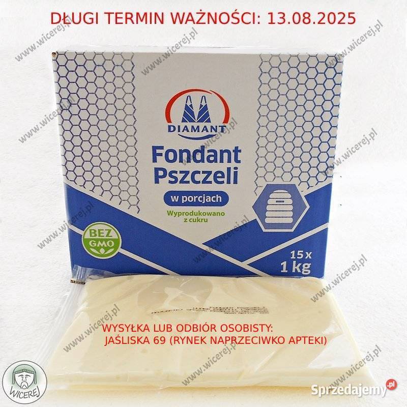 Świeże Ciasto Pszczół Fondant Porcjowane 15 x 1 podkarpackie Jaśliska