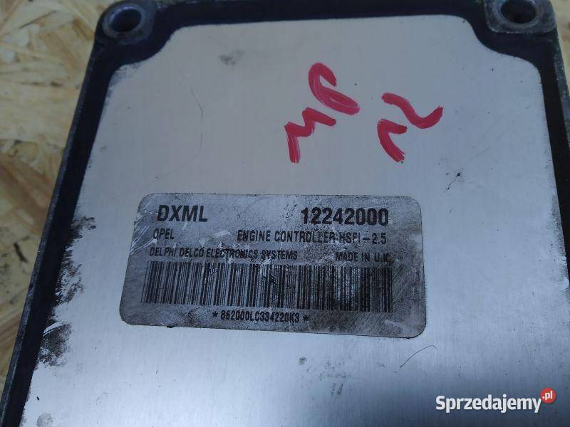 STEROWNIK SILNIKA KOMPUTER GWARANCJA OPEL MERIVA osobowe Czujniki i sterowniki śląskie Gliwice