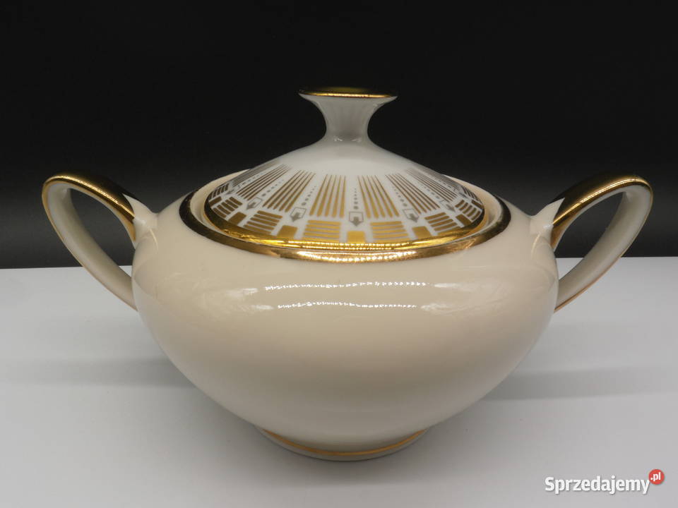 Rheinpfalz porcelanowa cukiernica Raszków