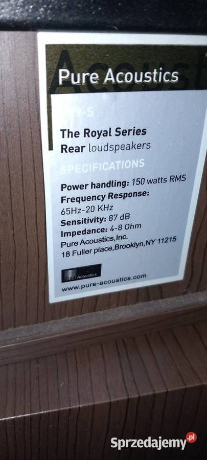 Zestaw głośników kolumn 51 pure acoustics Szydłowiec