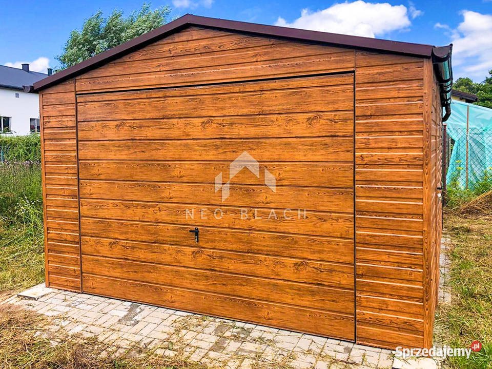 Garaż Blaszany 4x5m Brama Uchylna Drzwi Rynny Radom sprzedam