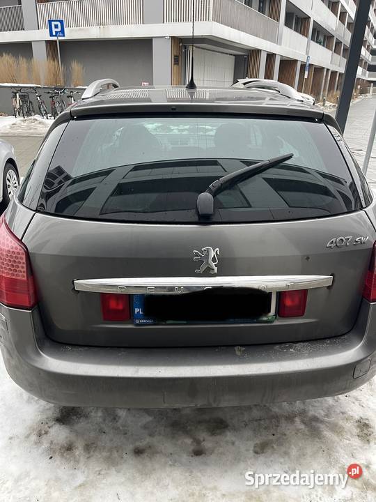 Sprzedam Peugeota 407 kombi 16HDi rocznik 2009 diesel Warszawa