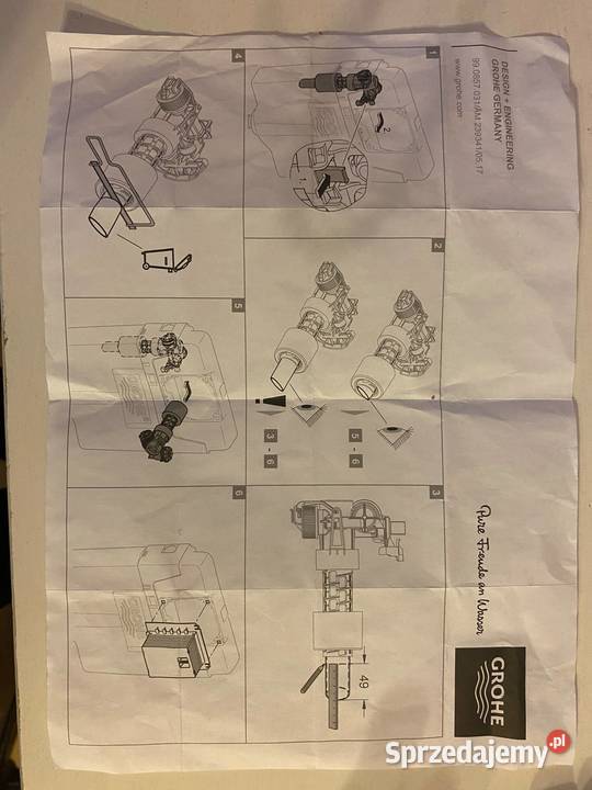 Przycisk spłukujący do WC Grohe Nova Lublin