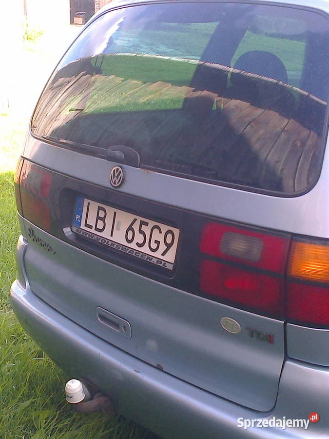 VW Sharan Family 19tdi 110 1999r przyciemniane szyby Wisznice