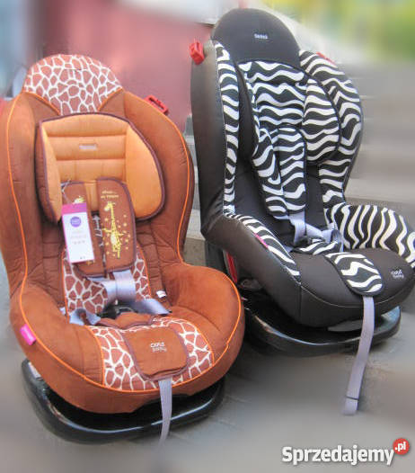 Fotelik samochodowy Zebra żyrafka 925 Nowy 9 - 25 kg Łódź sprzedam