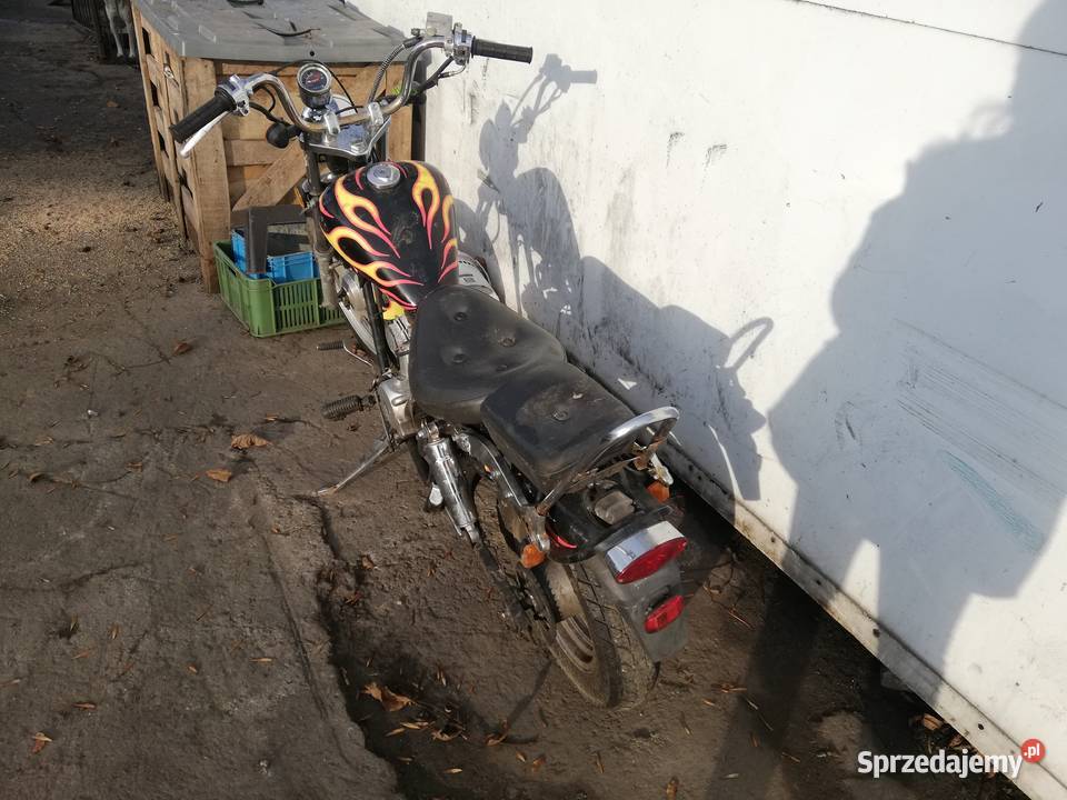 Mały chopper bez papierów wielkopolskie Komorówko