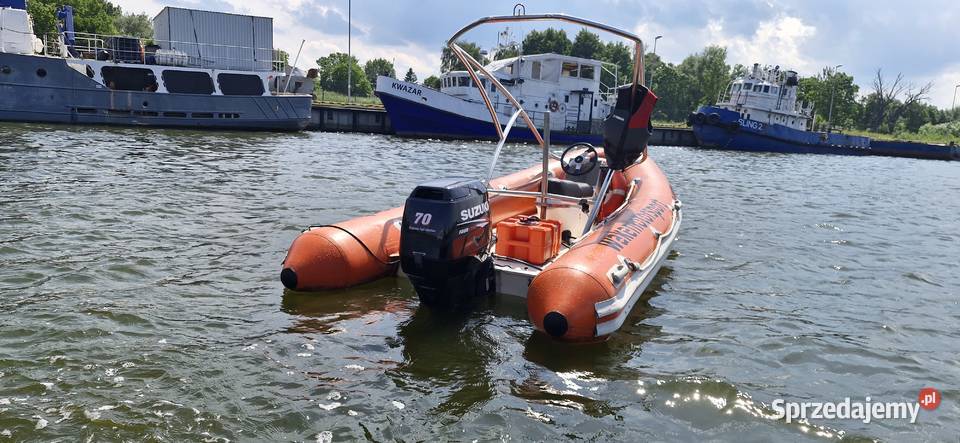 Łódź RIB WAKE Sportis 5 met silnik 70 przyczepa Gdańsk