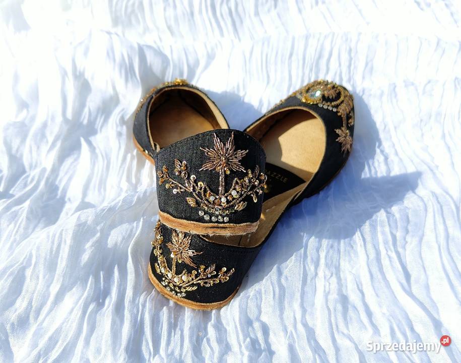 Czarne buty baleriny 38 39 balerinki khussa Szczecin sprzedam