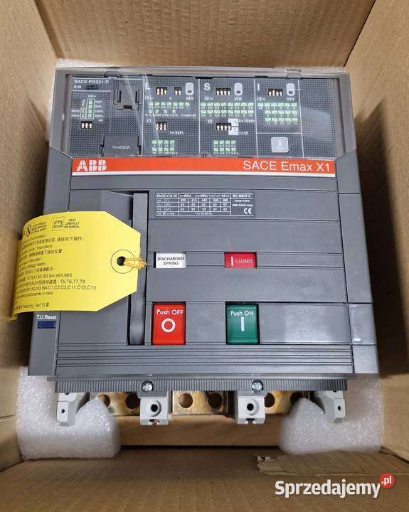 Wyłącznik powietrzny Emax X1B 630 PR331P LSI Produkcja Katowice sprzedam