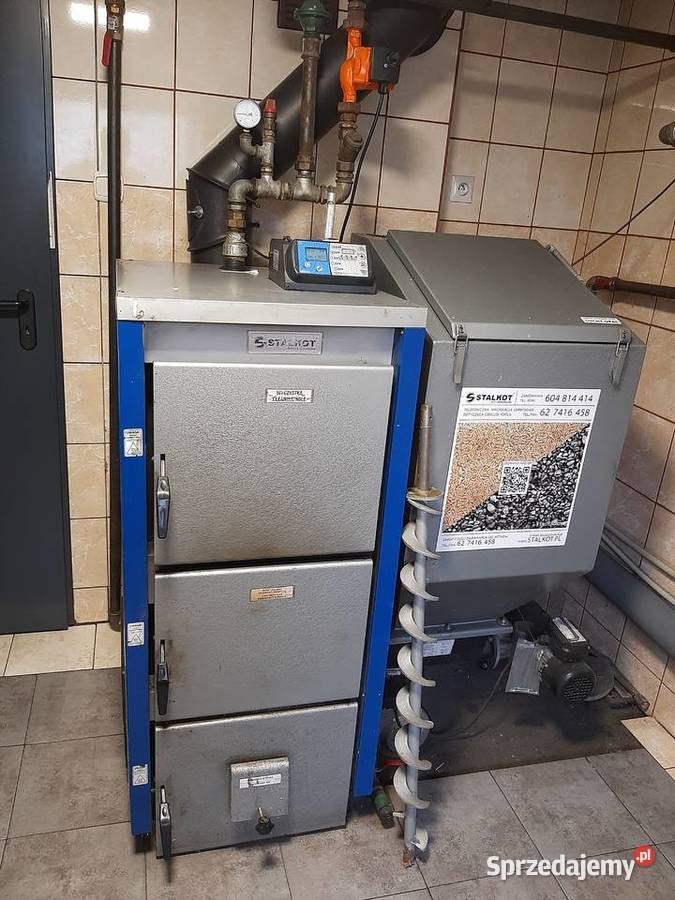 Piec na ekogroszek I drewno Mosty