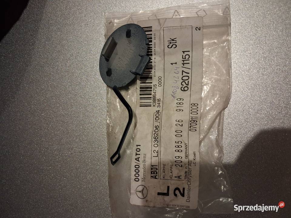 Zaślepka do zderzaka mercedws CLK osobowe Chrzanów