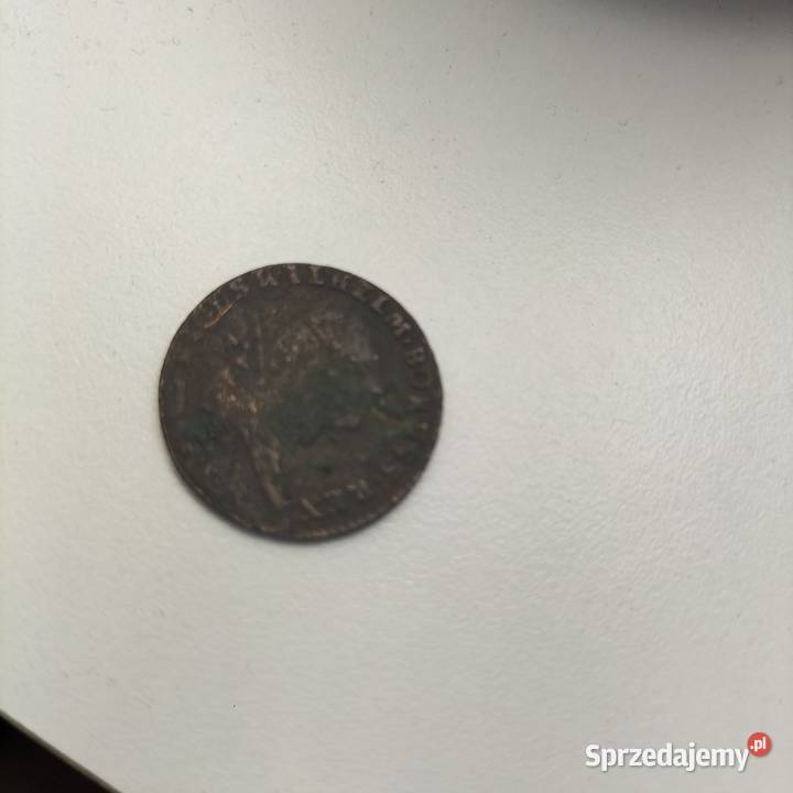 grosz trojak z 1797 roku B wybity w Prusach Leszno