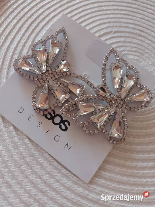 ASOS Duże Bogato zdobione kolczyki z Londynu Kraków